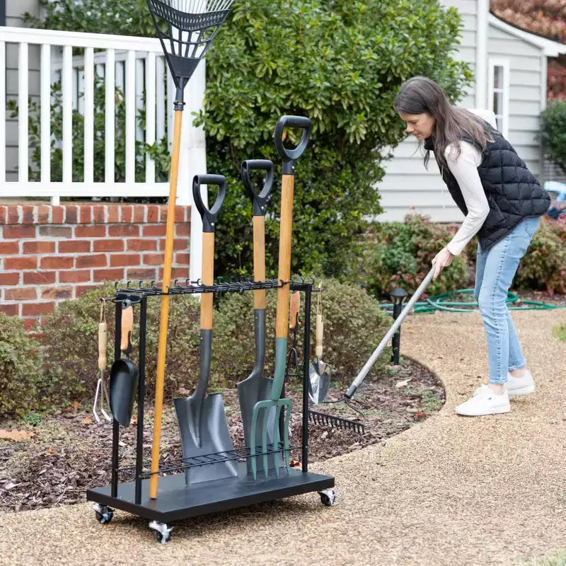 Rolling Tool Organizer Cart with Storage Slots