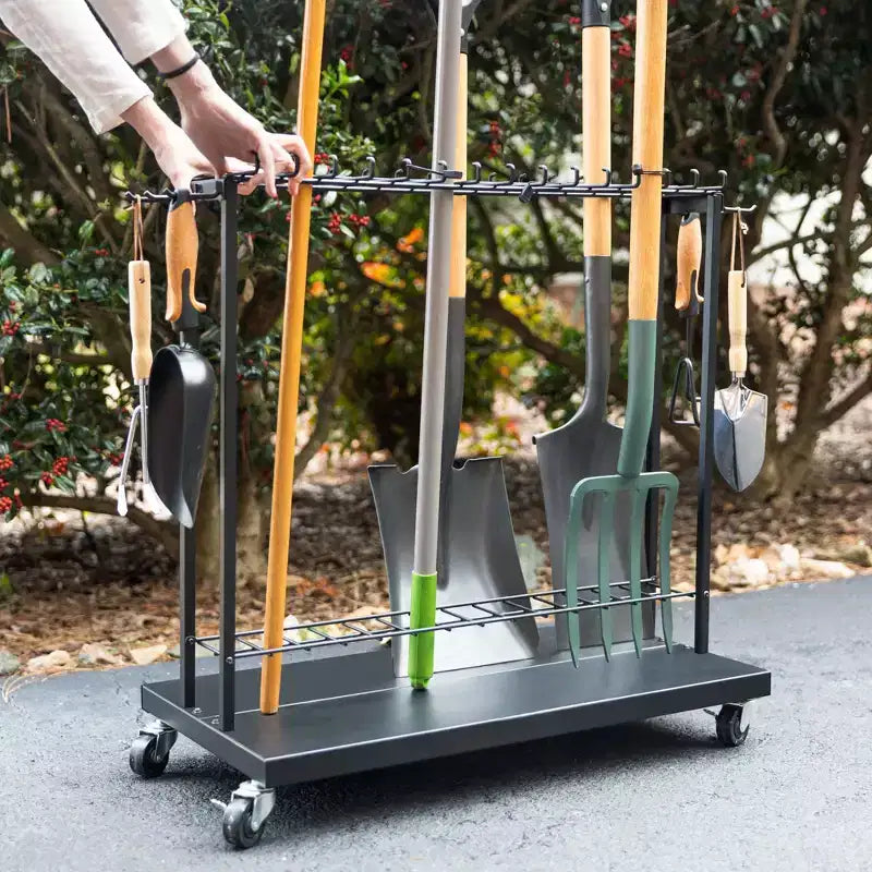 Rolling Tool Organizer Cart with Storage Slots