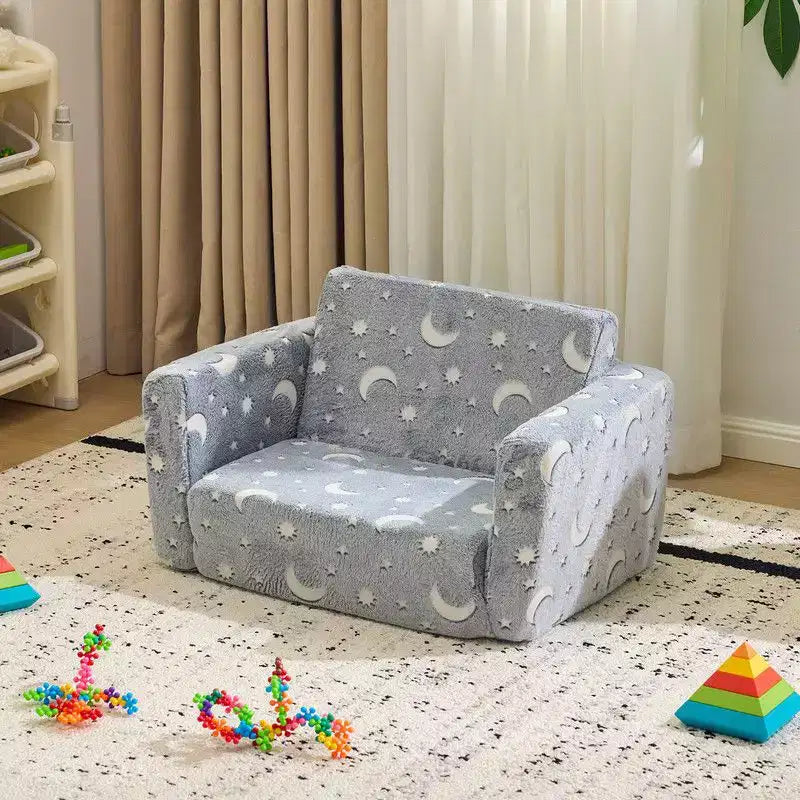 Kids Folding Sofa Bed with Sponge Cushion