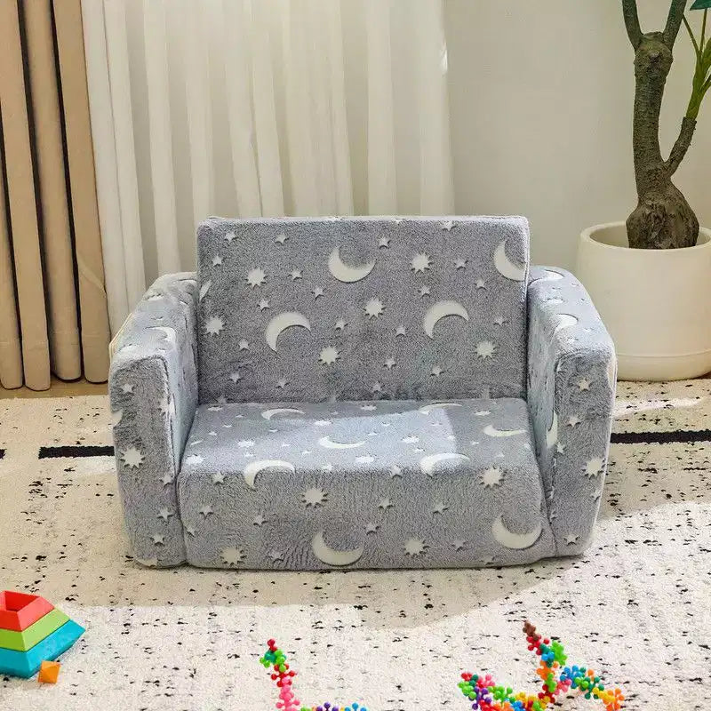 Kids Folding Sofa Bed with Sponge Cushion
