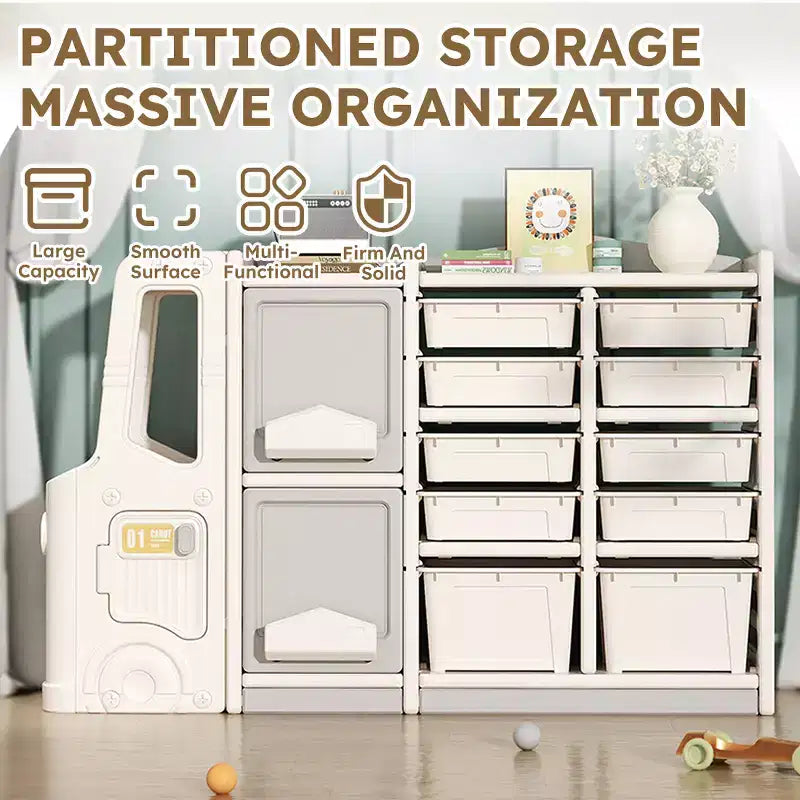 Kids Storage Cabinet with Shelf