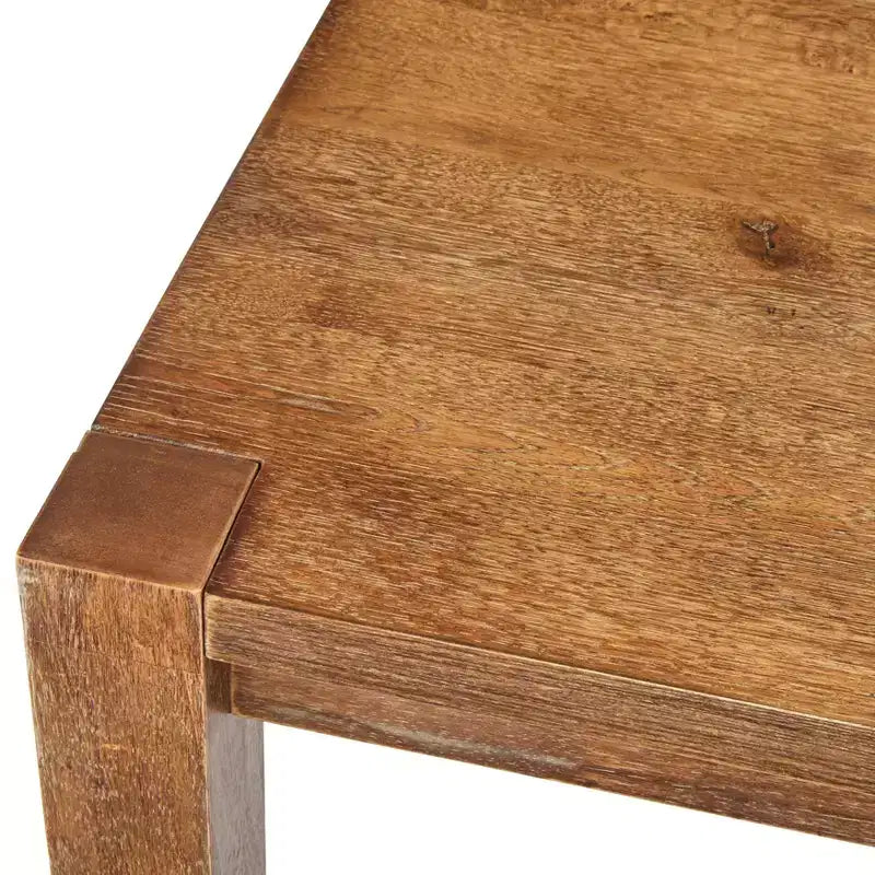 Tavolo da pranzo rettangolare con finitura in legno di recupero, 6 posti a sedere