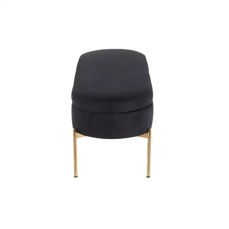 48" Upholstered Storage Bench with Metal Frame