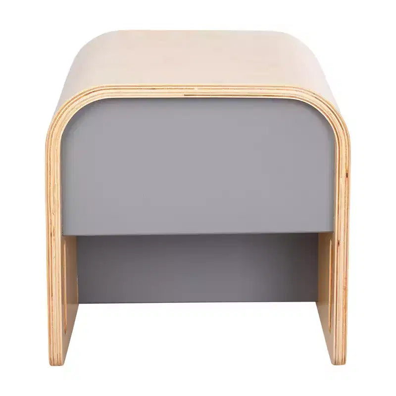 Sedia per bambini multiuso Bentwood – Seggiolina cubo in legno 3 in 1 per bambini