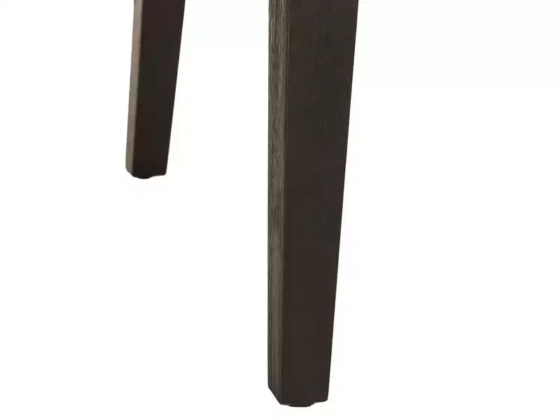 Set di 2 sedie con schienale – Rivestimento in tessuto, gambe in legno, schienale capitonné
