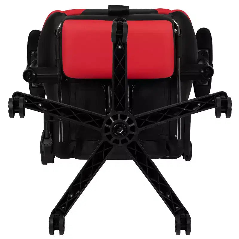 Sedia da gaming stile racing con schienale reclinabile e poggiapiedi estraibile