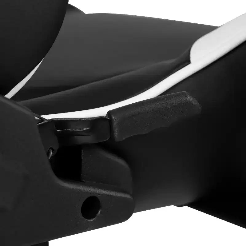 Sedia da gaming stile racing con schienale reclinabile e poggiapiedi estraibile