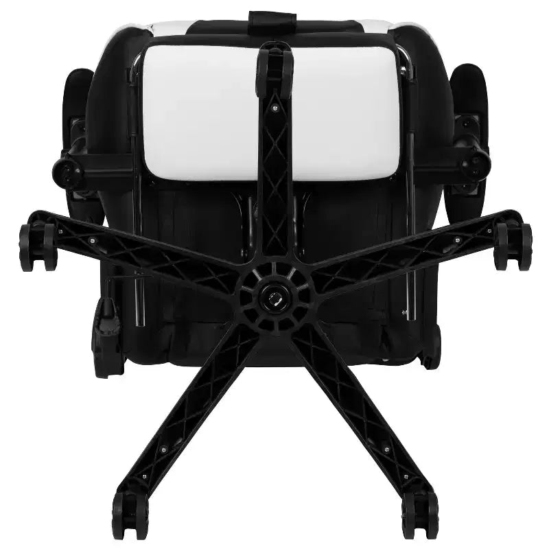 Sedia da gaming stile racing con schienale reclinabile e poggiapiedi estraibile