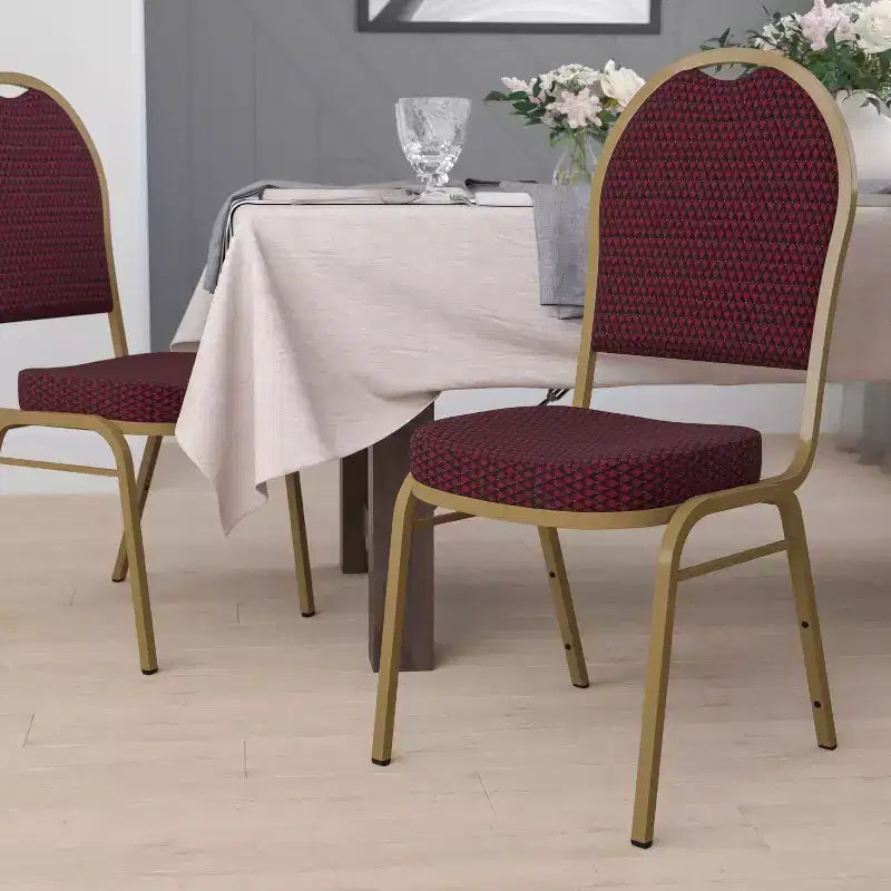 Sedia per banchetti impilabile con schienale a cupola – Qualità commerciale, Disponibili in più colori
