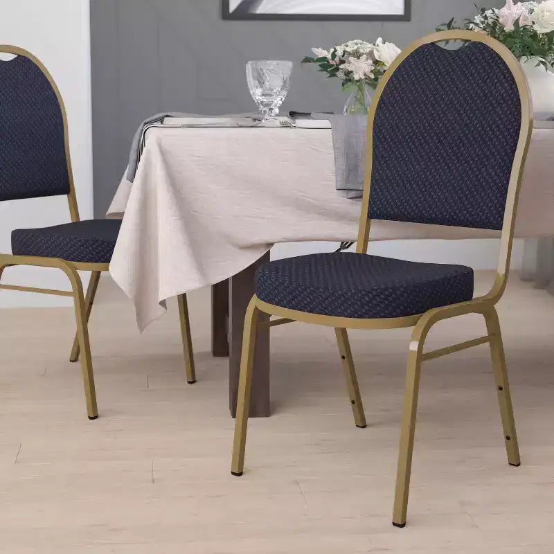 Sedia per banchetti impilabile con schienale a cupola – Qualità commerciale, Disponibili in più colori