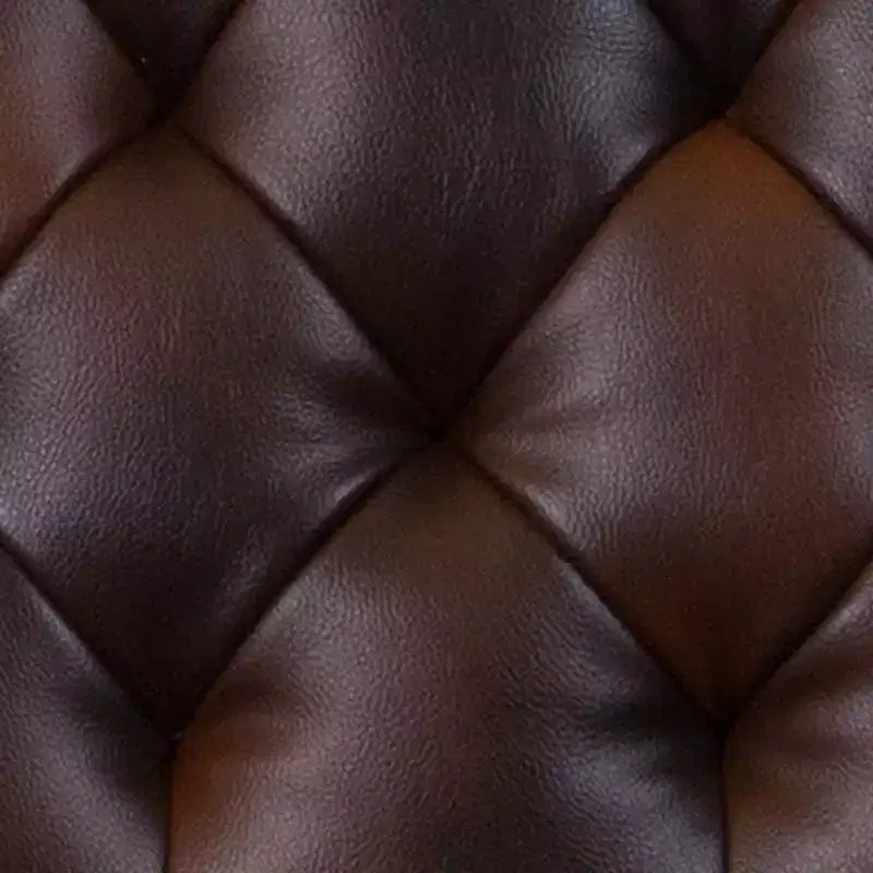 Poltrona lounge accent imbottita con braccioli inclinati – Similpelle, Struttura in metallo