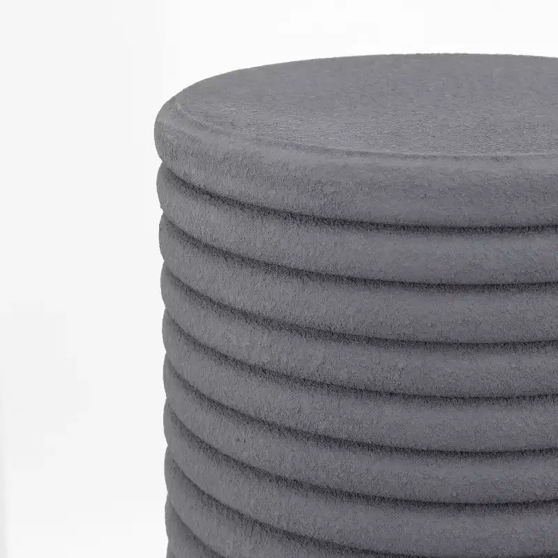 18" Round 3-Legged Drum Accent Table, Indoor/Outdoor