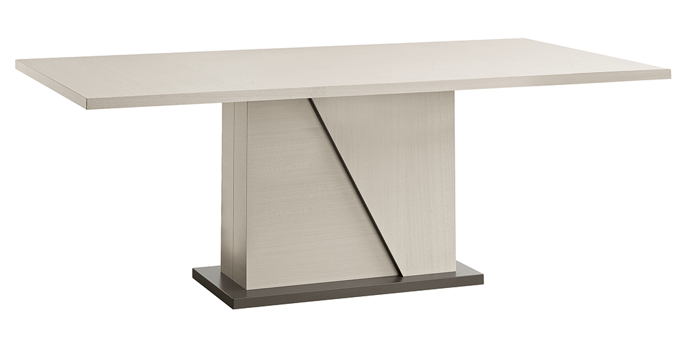 Tavolo da pranzo Mont Blanc - Disponibile in versione fissa e allungabile in due misure. Made in Italy - Disponibile in versione fissa e allungabile in due