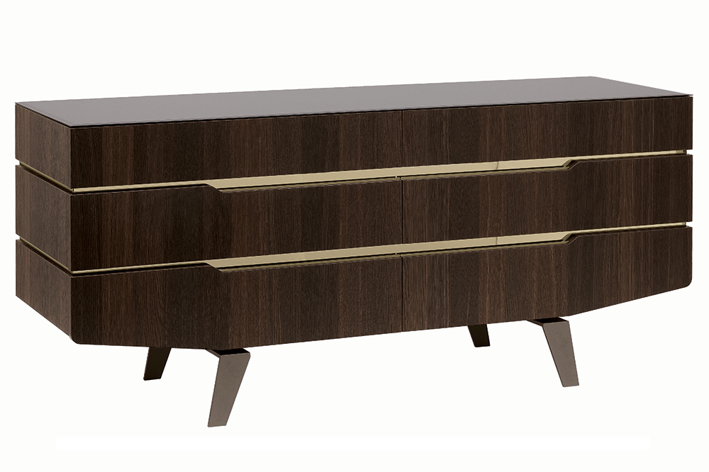 Cassettiera Accademia - Si abbina a letto matrimoniale, comodini, toeletta, armadio, panca fondoletto e specchio. Made in Italy