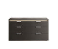 Amy Dresser - Eco rovere scuro etris opaco Made in Italy*La ferramenta/i tasselli per il montaggio a parete non sono inclusi per gli specchi - Si abbina allo specchio coordinato per un