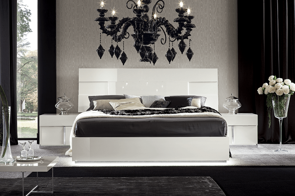 Nightstand - A refined addition to any contemporary bedroom, crafted in Italy.Made In Italy - A refined addition to any contemporary bedroom,