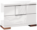 Comodino Asti (Ordine speciale) - Parte di una collezione per la camera da letto dal design fluido e funzionale, che include letto, cassettiera, comodini, cassettiera