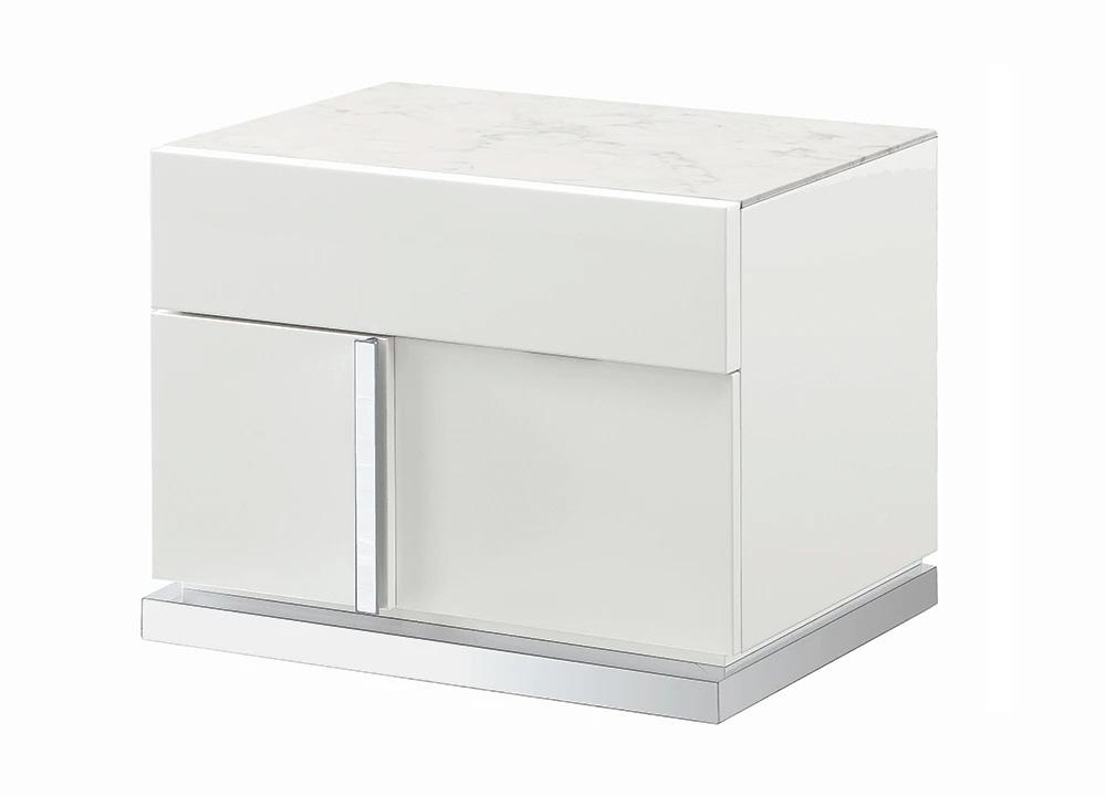 Nightstand - A refined addition to any contemporary bedroom, crafted in Italy.Made In Italy - A refined addition to any contemporary bedroom,