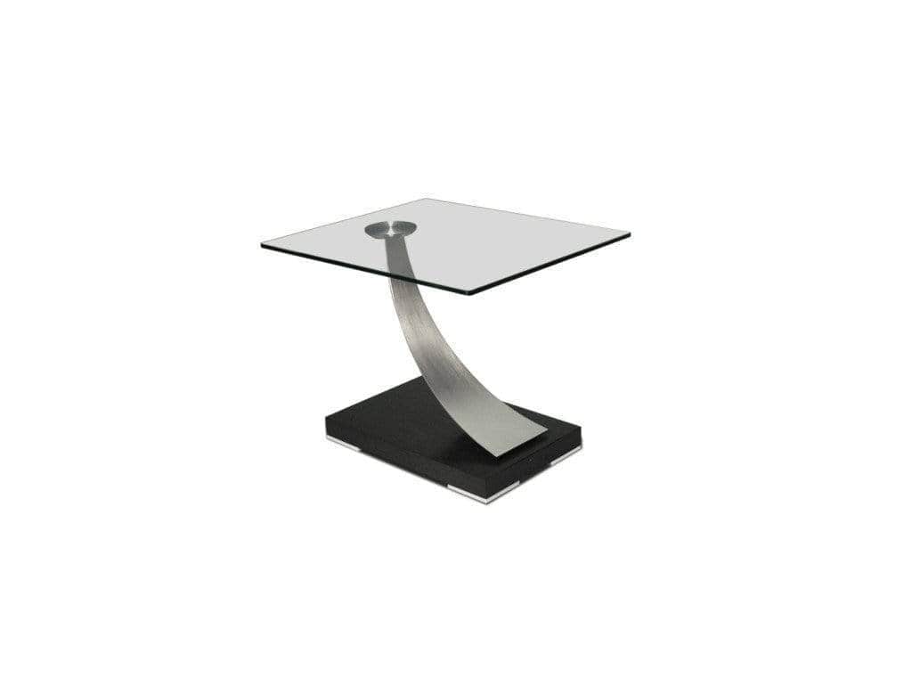 End Table - Steel feet in Topaz only.Special Order, 10-12 week lead time required.Simple Assembly - Base available in Rift-cut White Oak or