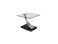 End Table - Steel feet in Topaz only.Special Order, 10-12 week lead time required.Simple Assembly - Base available in Rift-cut White Oak or