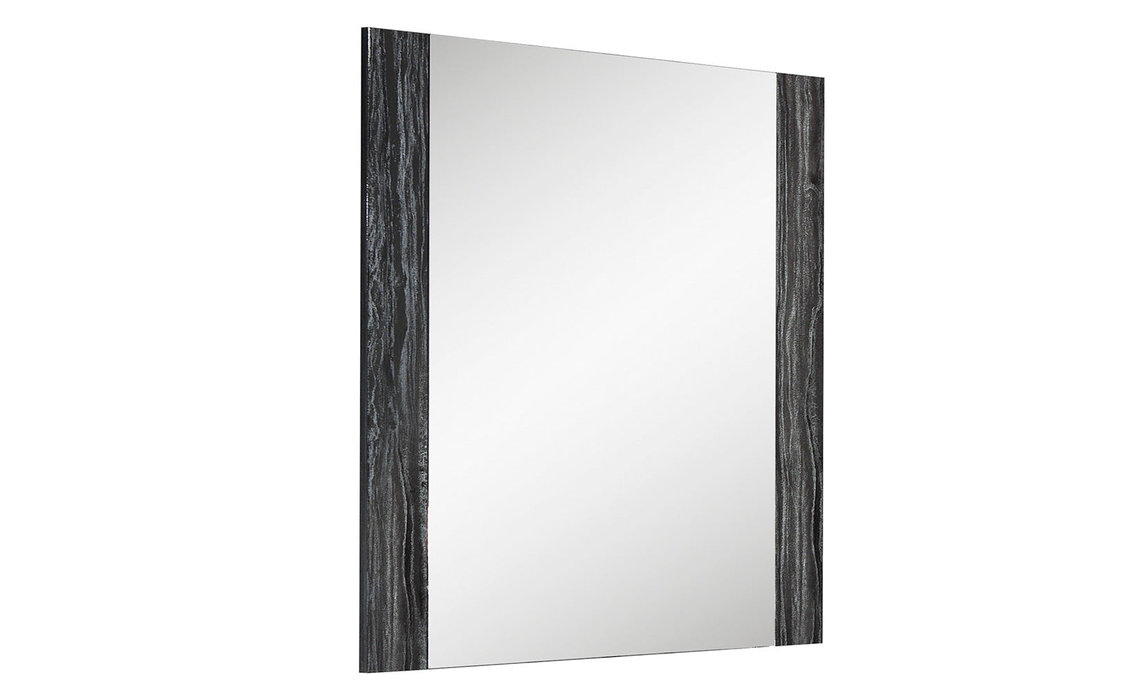 Cassettiera e Specchio Alice Grigio Opaco - Colore: Grigio Opaco Materiale: Legno Impiallacciato Stile: Moderno Dimensioni: Cassettiera: 65,3 L x 18,9 P x 34,2 A Specchio: