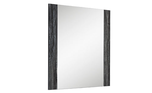 Cassettiera e Specchio Alice Grigio Opaco - Colore: Grigio Opaco Materiale: Legno Impiallacciato Stile: Moderno Dimensioni: Cassettiera: 65,3 L x 18,9 P x 34,2 A Specchio: